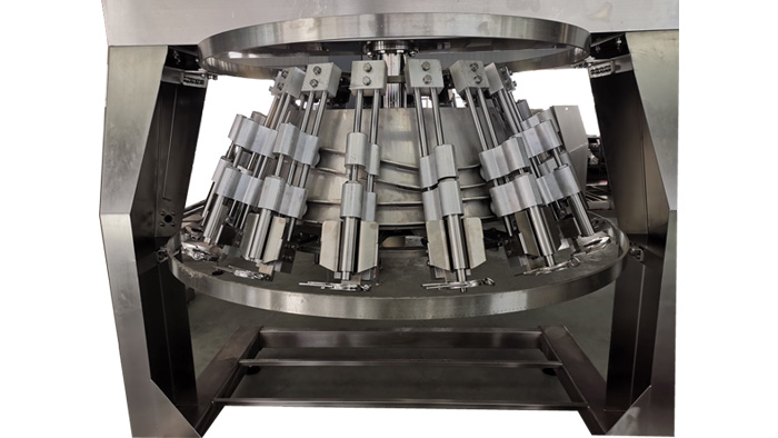 Vertical type deboning machine