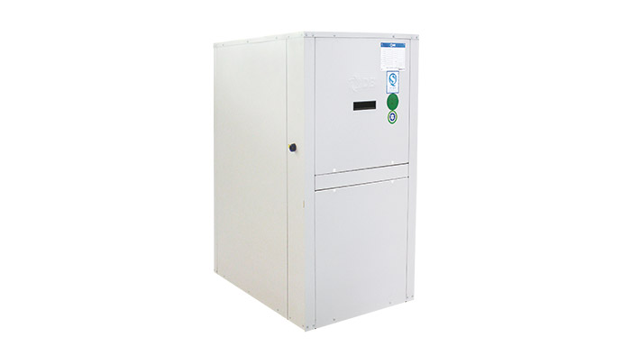 Chiller (heat pump) unit with air-cooled module